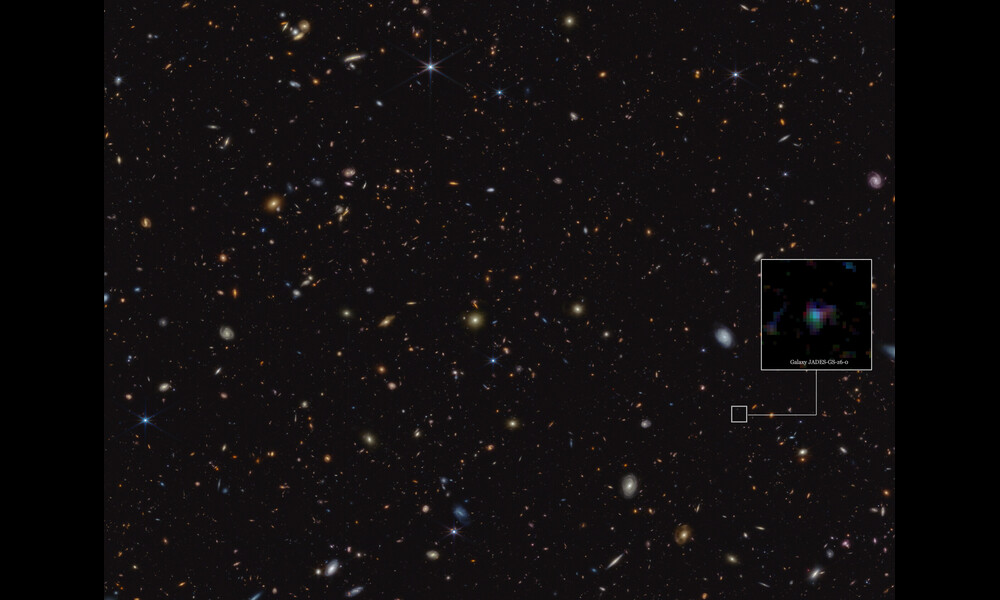 Galaxy JADES-GS-z6 in the GOODS-S field: JADES (NIRCam image) | NASA's James Webb Space Telescope on Flickr
