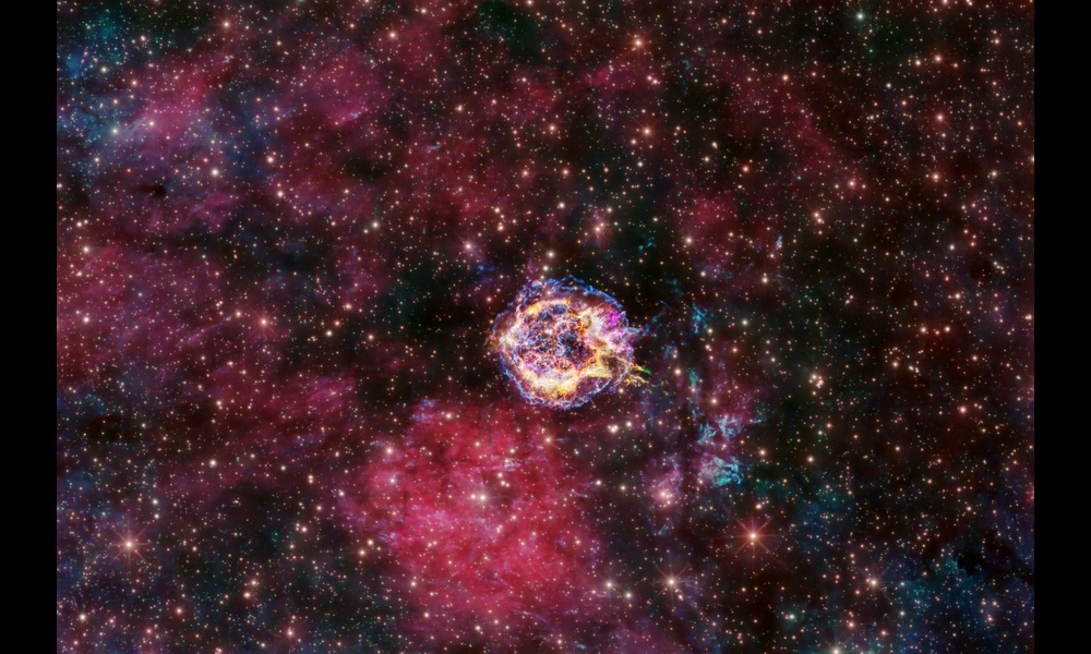 Radio Version - Echoes of Stellar Demise: Tracing Cassiopeia A's Supernova Remnant using 525 Hours of integration | William Ostling on Flickr